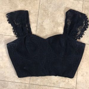 La Femme En Noir southern gothic bustier top